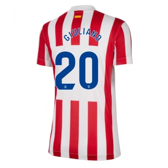 Billige Fotballdrakt Atletico Madrid Giuliano Simeone #20 Replika Hjemmedrakt Dame 2025-26 Kortermet